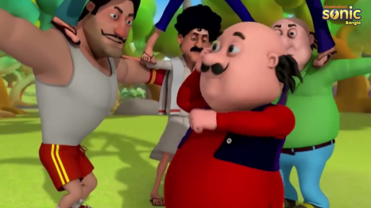 মোটু অর বক্সার কে বিচ হুয়া লাদাই! | Motu Patlu | Fight Between Motu And Boxer!