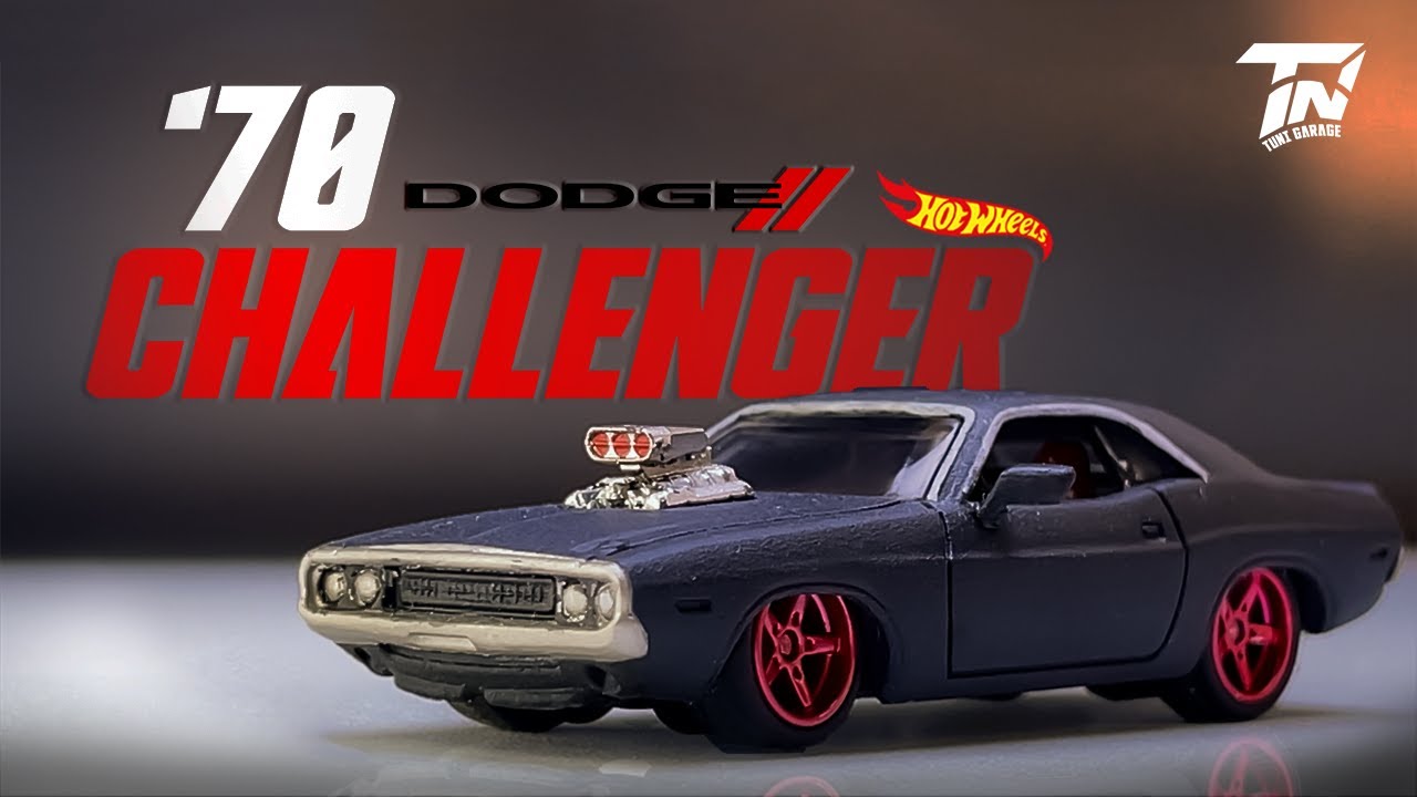 1970 Dodge Hemi Challenger Blower Engine Hot Wheels Custom