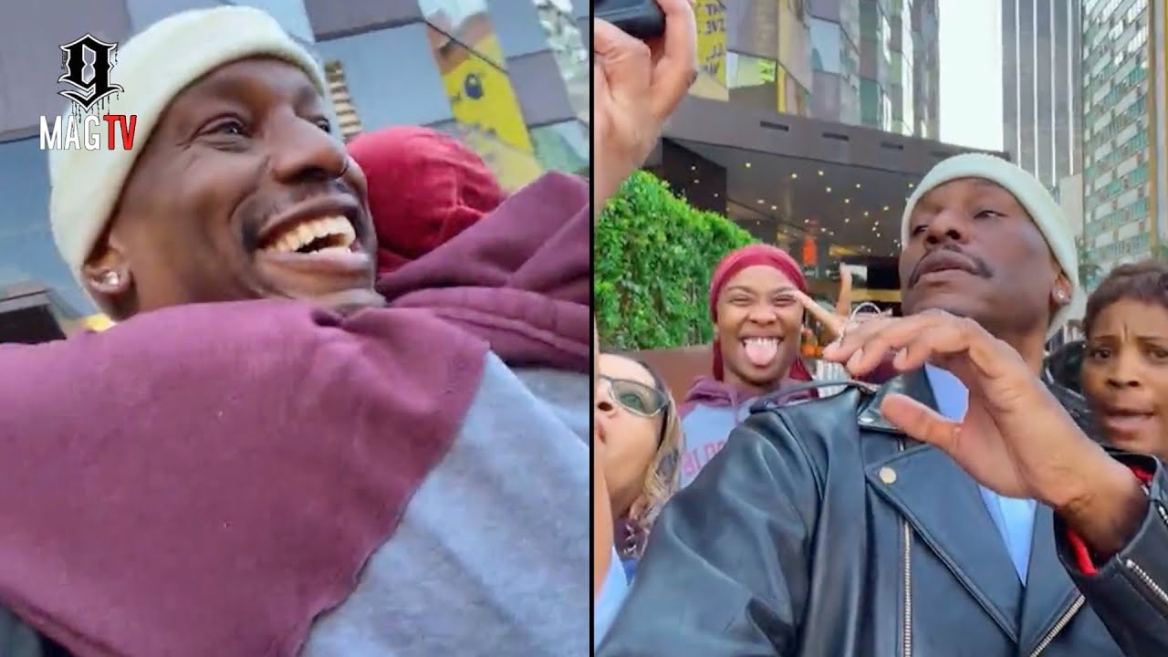 Tyrese Walks The Streets Of Dallas Wit No Security & Gets Mobbed By Fans! 😱
