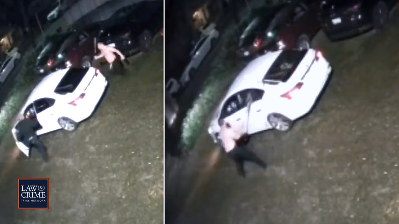 Shirtless Man Confronts Seattle Thieves with Baseball Bat