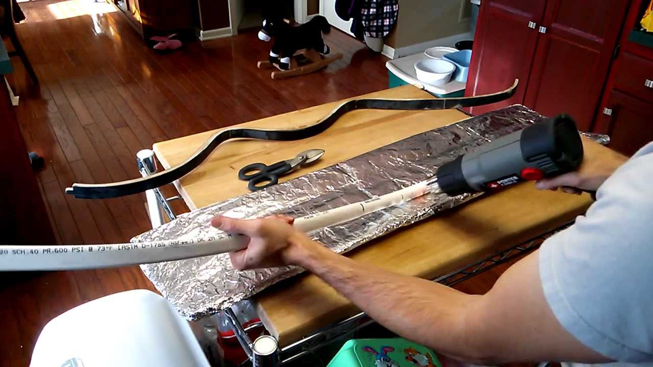 Making an Asymmetric Scythian Bow from PVC, Part 1