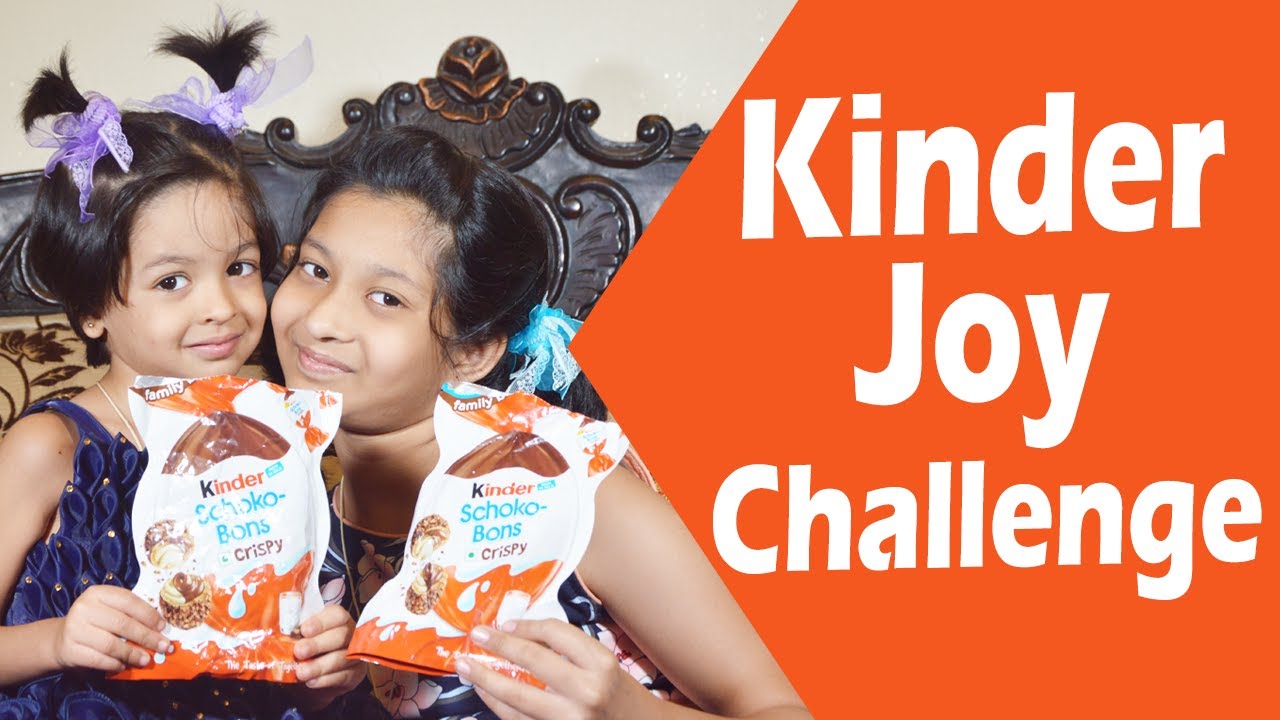 Kinder Joy Challenge | Funny Challenges | Cute Sisters