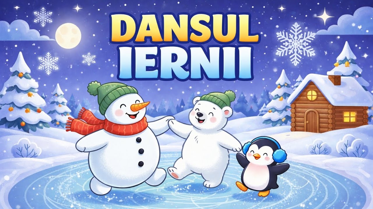Dansul Iernii | Cântec pentru Copii ❄️ Melodie de Iarnă Animată | Prichindei pe Ritm