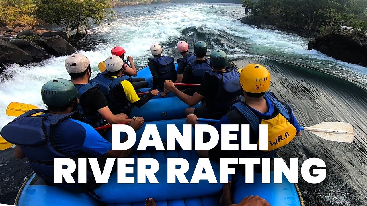 Dandeli White River Rafting | River Dip | Kali River | Karnataka | 9km | Go Pro | (Watch in Full HD)