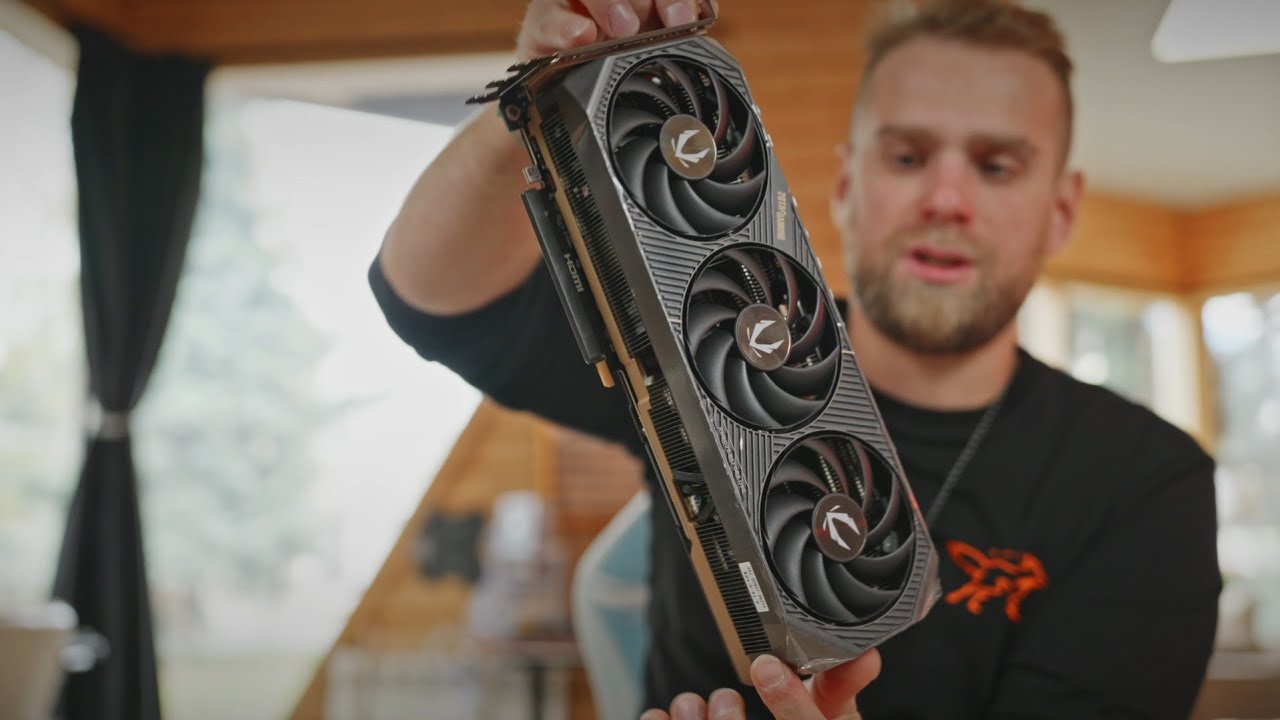 Видеокарта RTX 5080 ZOTAC GAMING за 118 000 рублей в DNS
