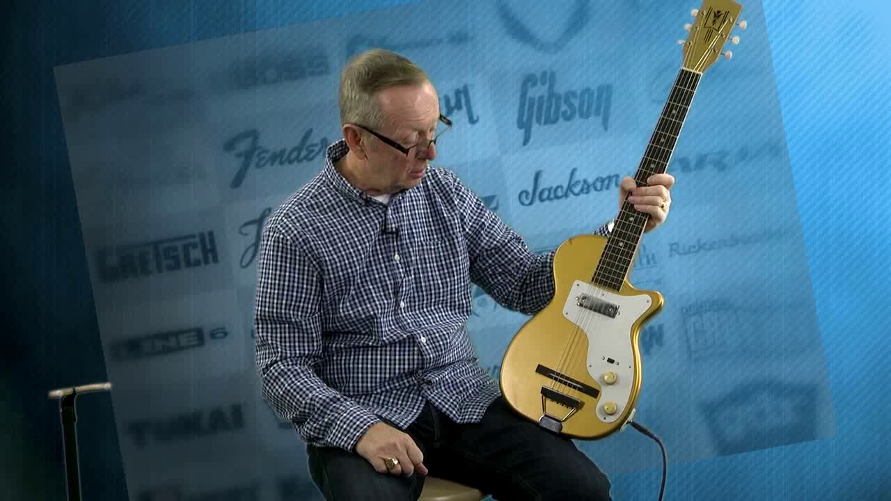 Used Guitar - 1957 Aldens by Harmony H44 Stratotone DeArmond Pickup