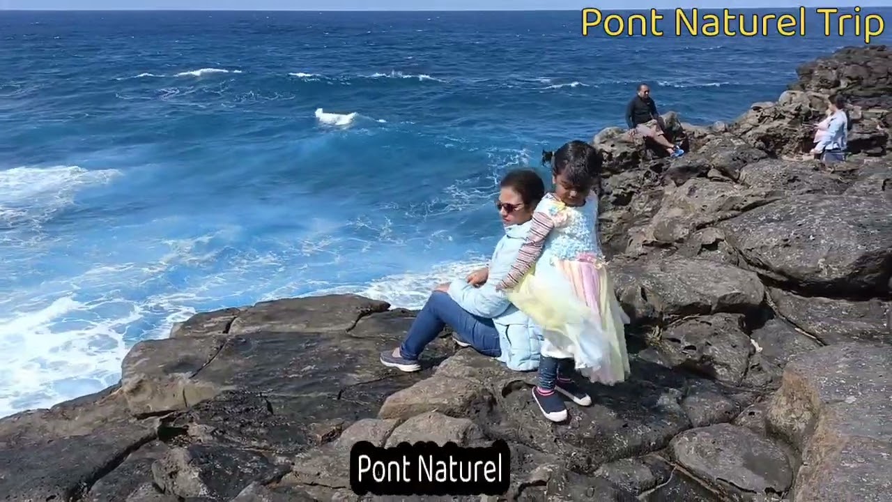 Pont Naturel. A Natural Bridge in Mauritius.