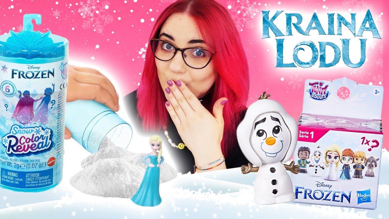 Otwieram SASZETKI i PUDEŁKA NIESPODZIANKI z Disney Frozen KRAINA LODU ❄️