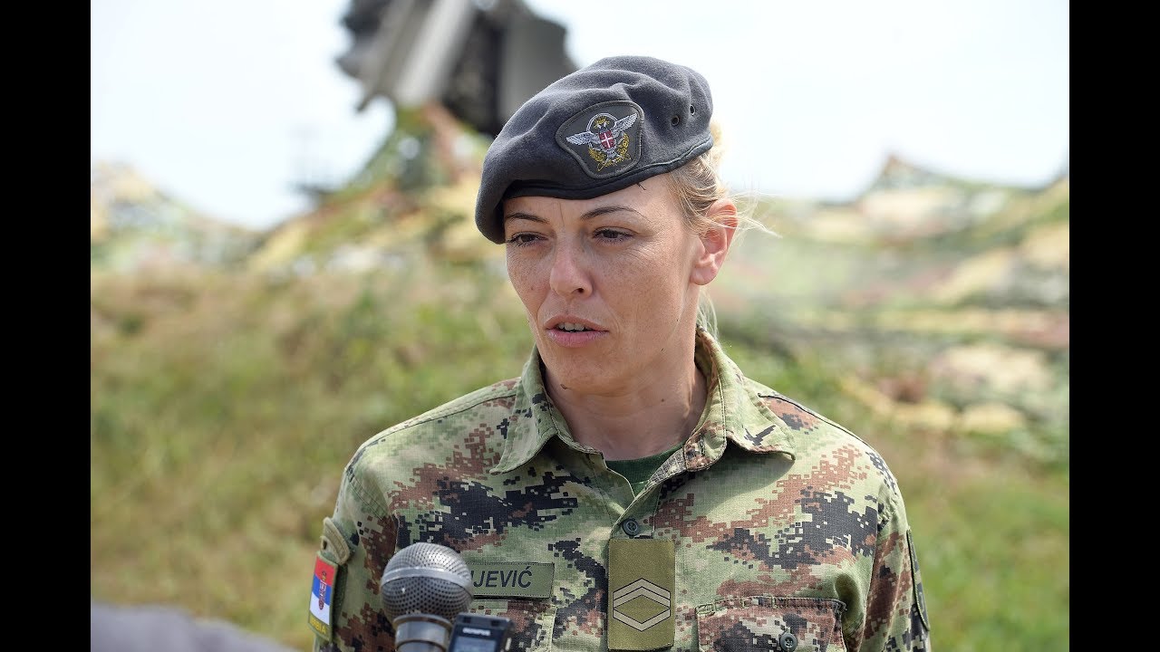 Pripreme raketaša Vojske Srbije za gađanje na poligonu Šabla, stariji vodnik Svjetlana Matijević