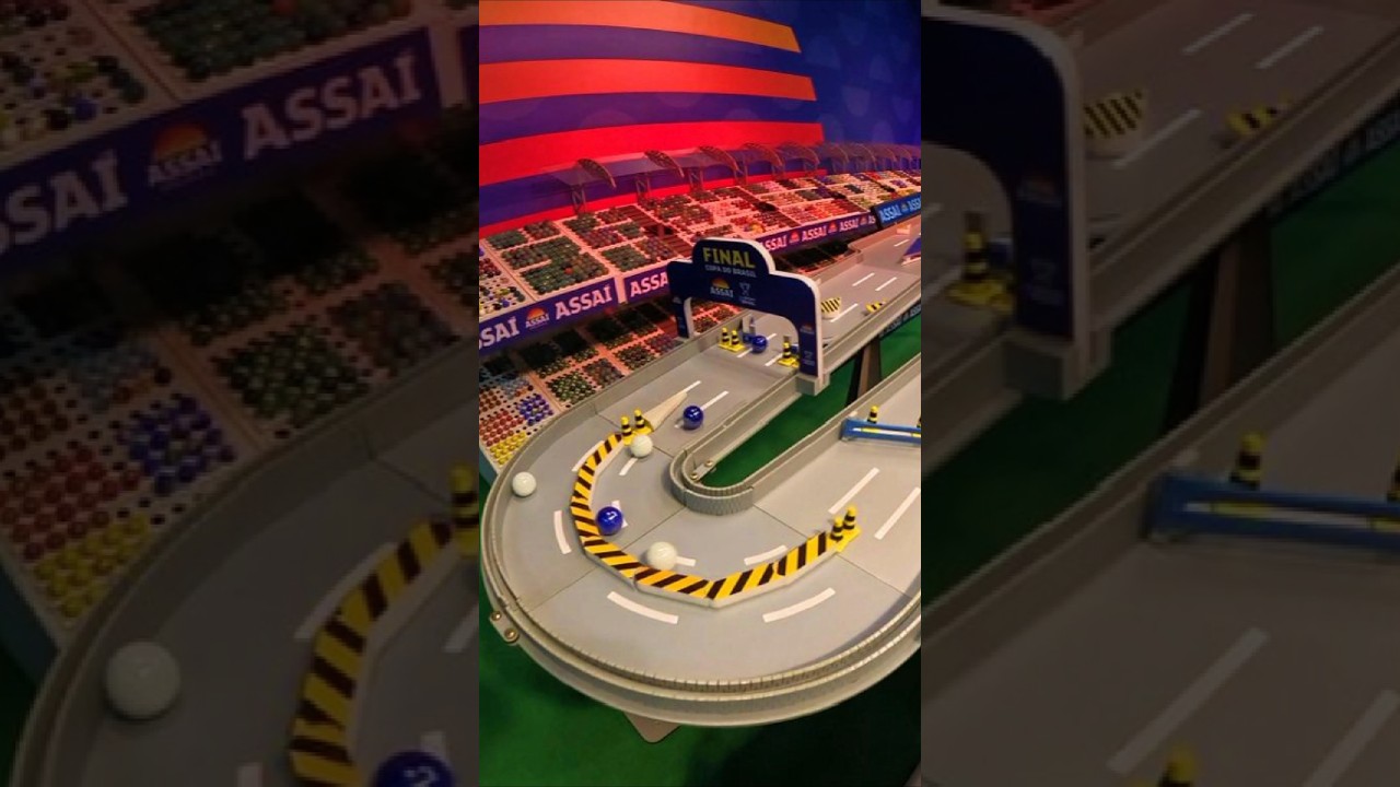 Epic marble track race 