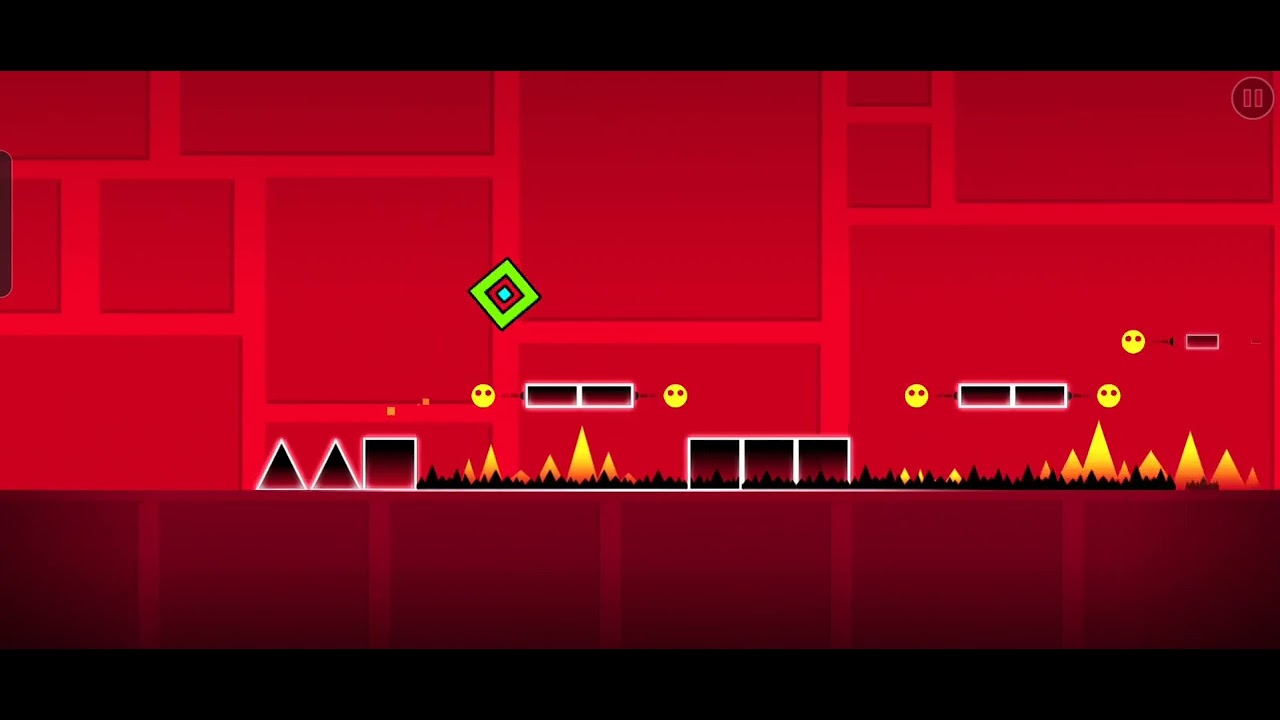 I speedran geometry dash level 1 in 2:21 (2 tries only)