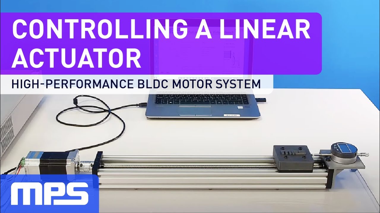 Controlling a Linear Actuator with a High Performance BLDC Motor