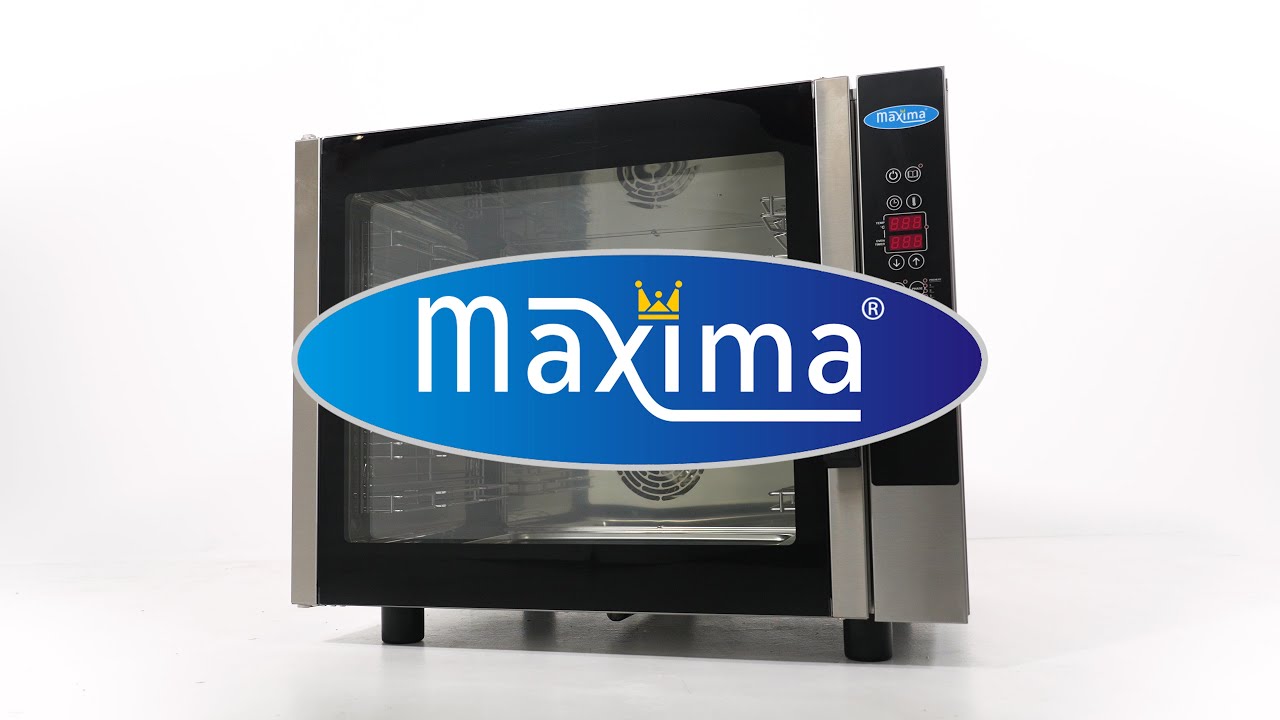 Maxima Combi Steam Oven - Fits 6 Trays (1/1 GN  / 60 x 40cm) - Digital Display - 400V