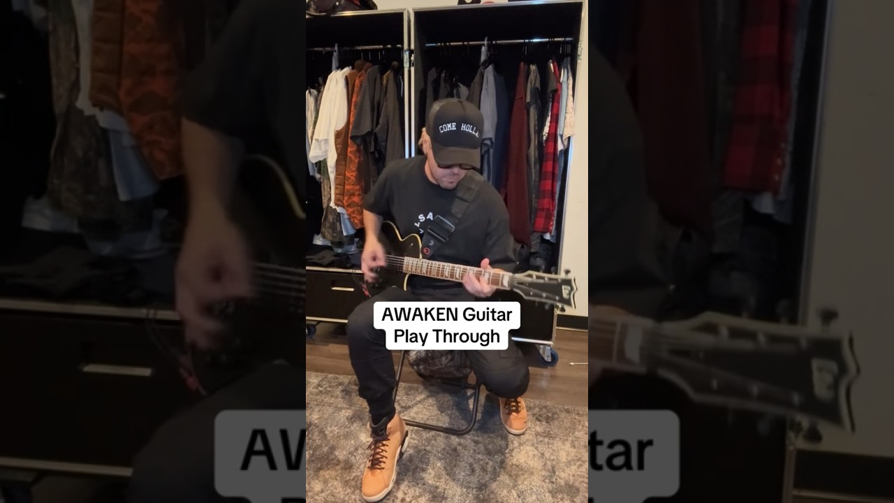 Guitar playthrough of our new song Awaken #breakingbenjamin