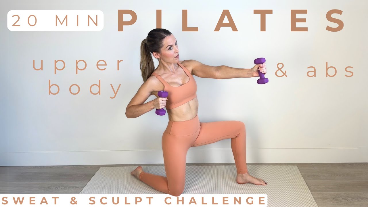 20-Minute Upper Body & Abs Pilates Workout | Summer Sculpt Challenge Day 2 & 6