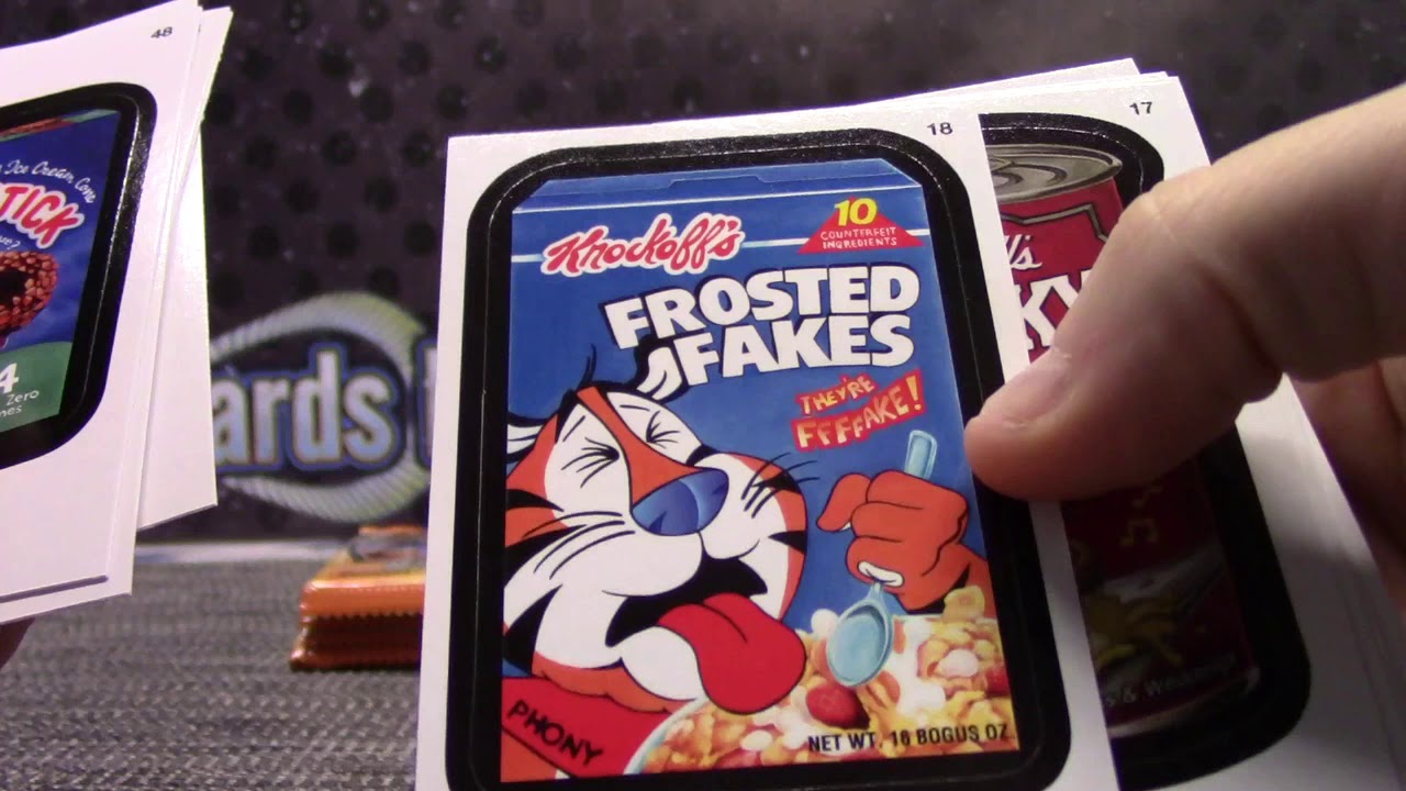 Skippy's 2013 Wacky Packages Box Break