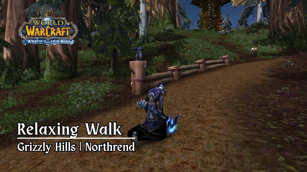 Relaxing Walk: Grizzly Hills | World of Warcraft Ambience & Music | Northrend
