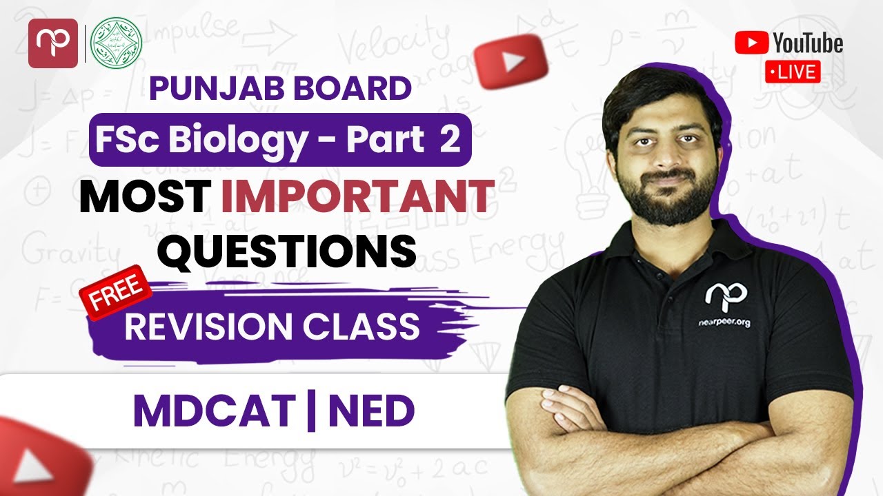 FSc Biology 2025 PUNJAB Revision Class | Part -2 | LIVE Revision Class