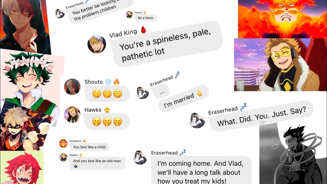 MHA Texting Video - Class 1-A pranks Aizawa - I’ll Make A Man Out Of You