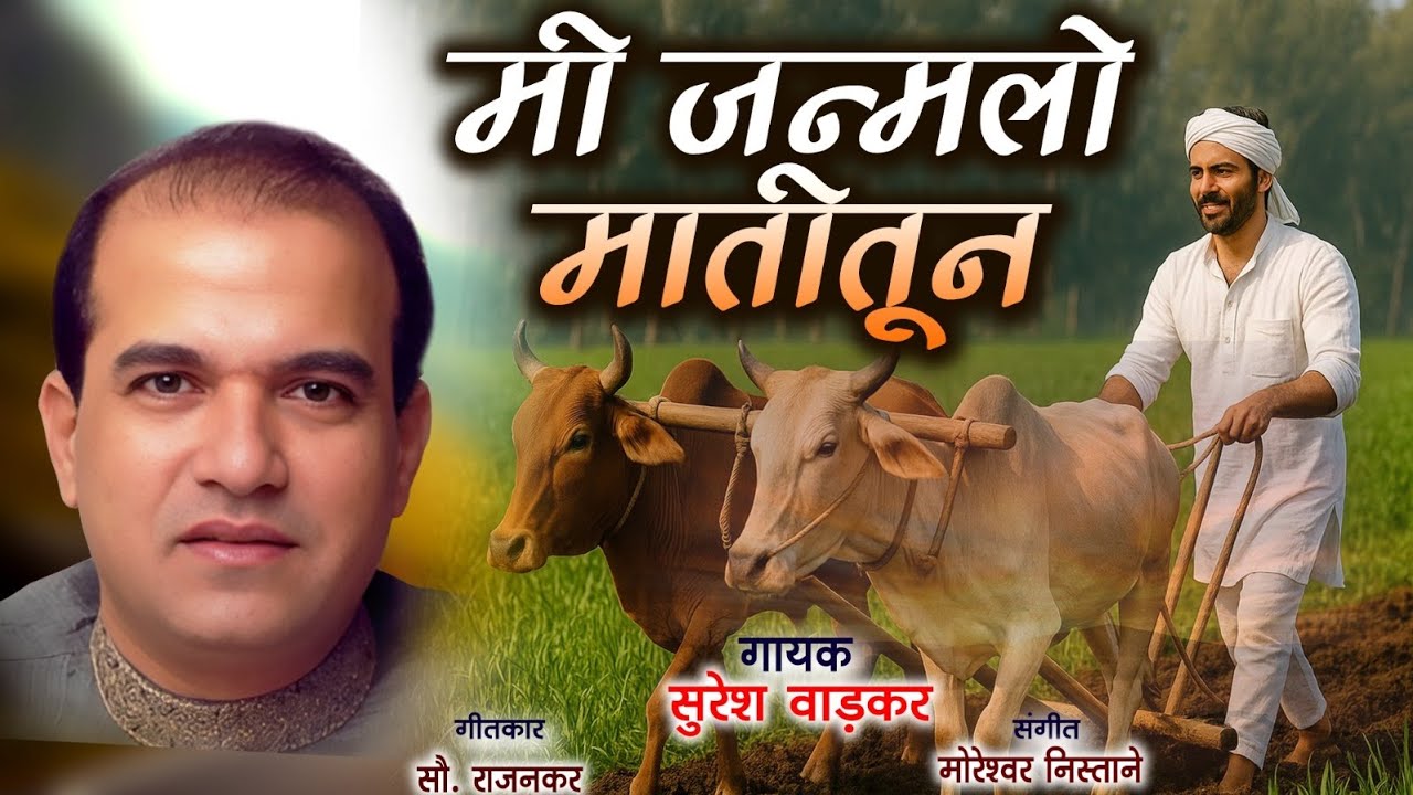 मी जन्मलो मातीतून या | सुरेश वाडकर| मोरेश्वर निस्ताने