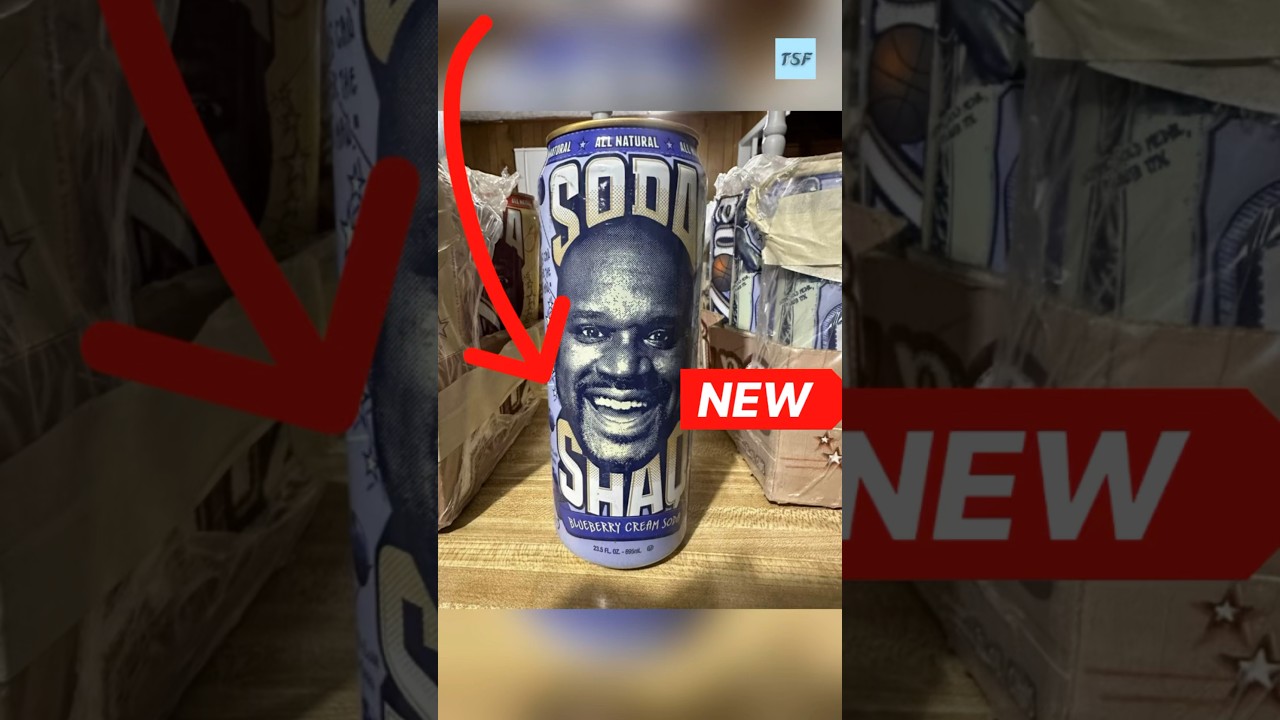 We need Shaq Soda back!! This sold for$$ #shaq #soda #food #nba #sports #reels #king #viral #legend