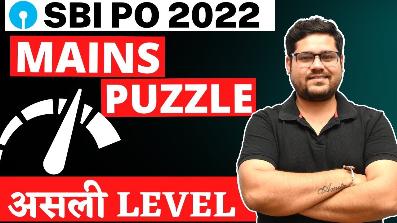 ✅ Mains Level Puzzle - असली Level | SBI PO Mains 2023 | Reasoning By Ankush Lamba