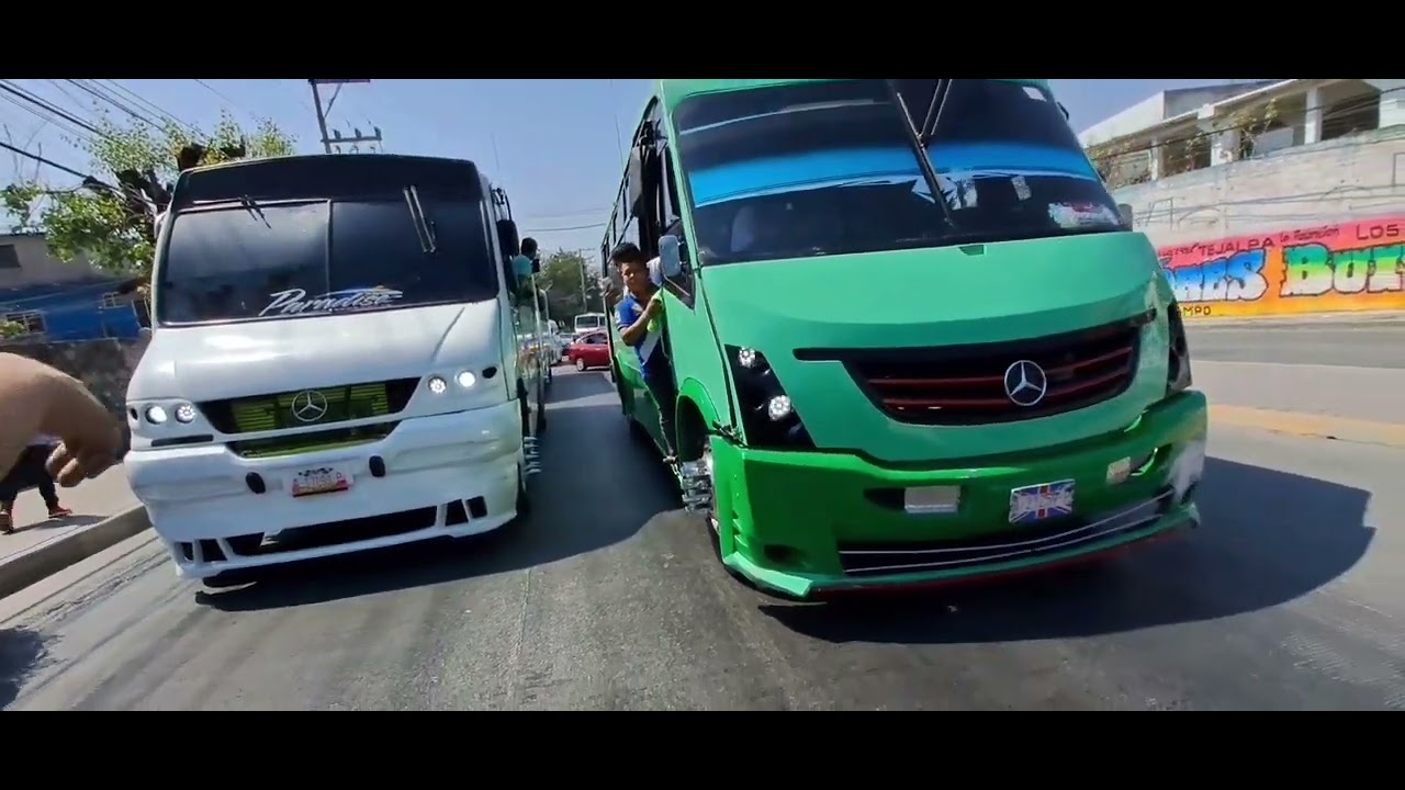 La Gran Rodada De Camiones Del Trasporte Público  De Cuernavaca
