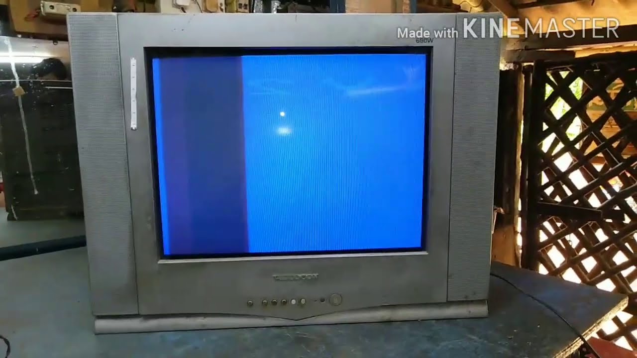 Videocon 21 inch CRT TV. Horizontal picture left site shifting problem,