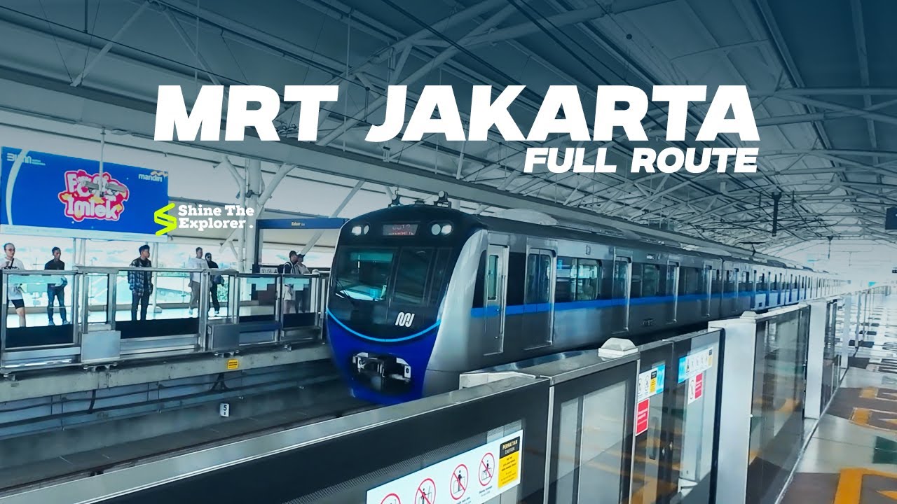 Suasana MRT Jakarta - Walking Tour 4K - MURAH ANTI MACET - SilentVlog