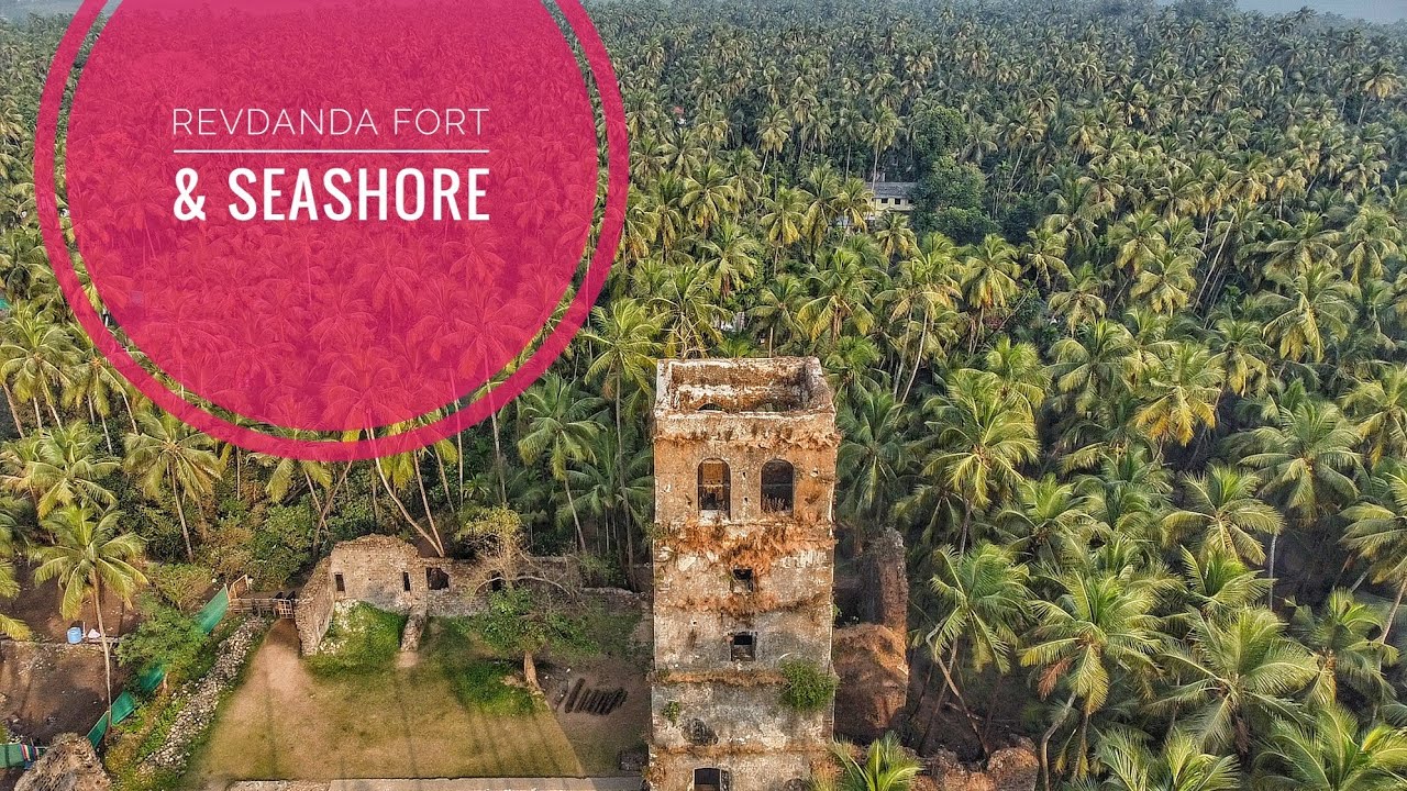 Revdanda Fort & Seashore | DJI MAVIC MINI 2 | Drone Shot #kokan #kokanbeauty