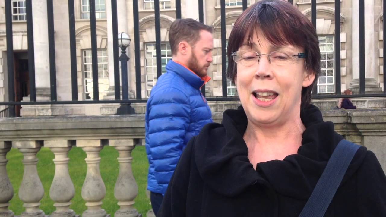 Protesters at Woodburn Park outside Belfast court