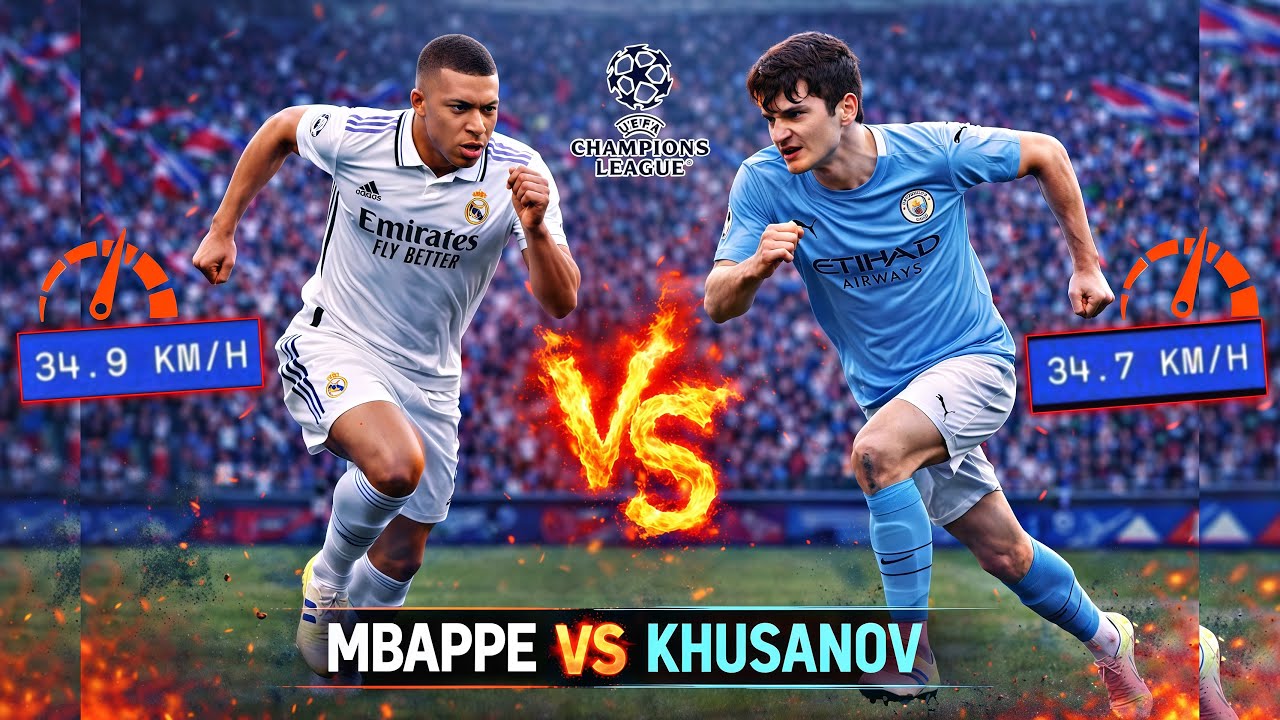 O'ZBEK CHEMPIONLAR LIGASIDA REKORD URDI HUSANOV MBAPPEGA QARSHI ABDUQODIR HUSANOV VA MBAPPE REKORD!