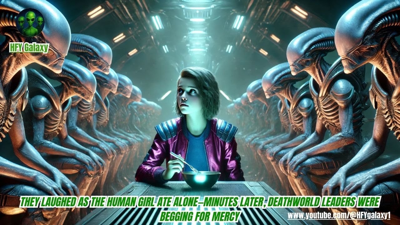 They Laughed as the Human Girl Ate Alone—Minutes Later, Deathworld Leaders Were Begging for Mercy