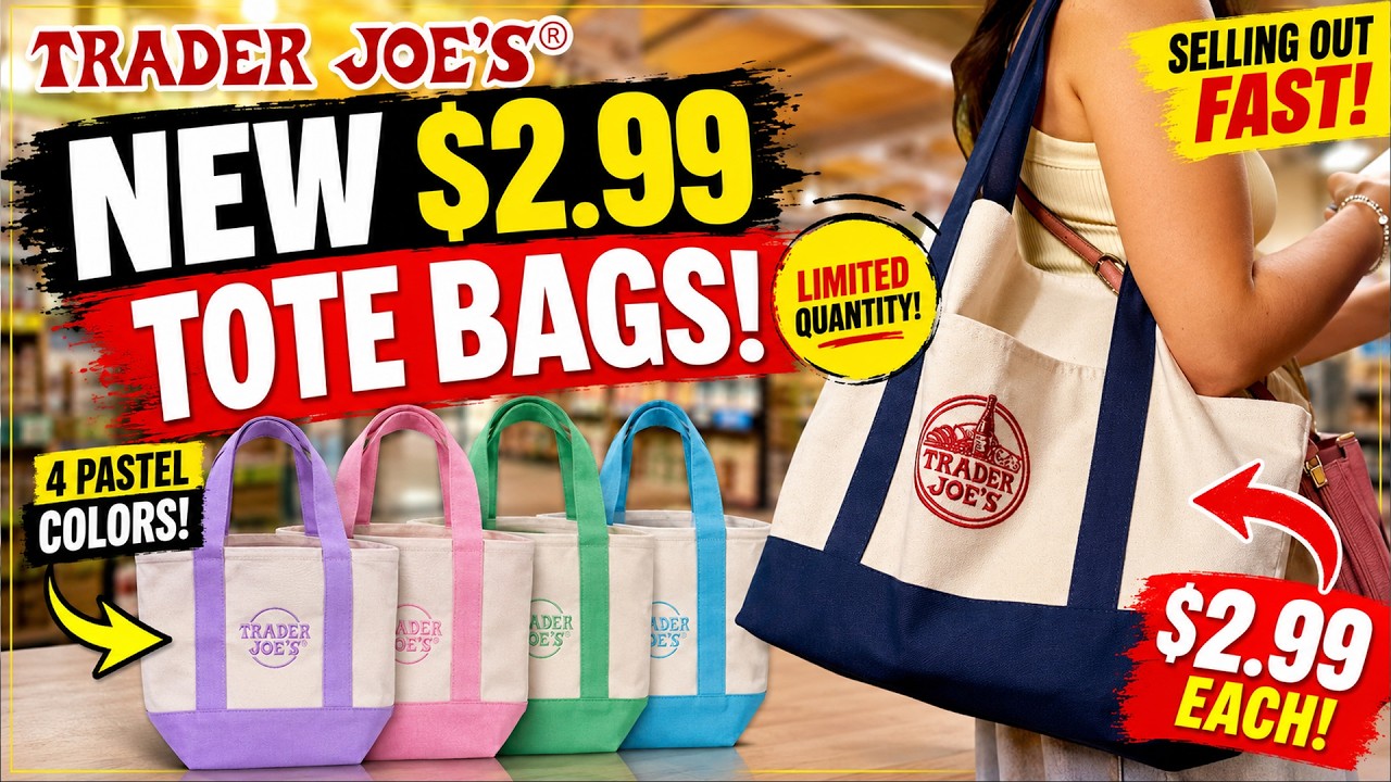 Новые сумки-тоуты из Trader Joe's за $2.99 уже вызывают ажиотаж