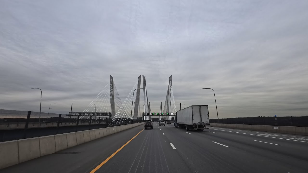 Epic Drive: Palisades Mall to the Bronx on the Stunning Governor Mario Cuomo Bridge!