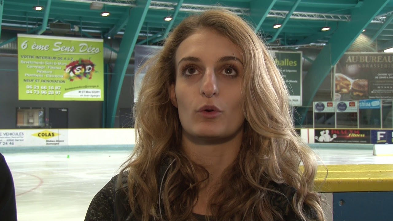Gabriella Papadakis et Guillaume Cizeron à la patinoire de Clermont