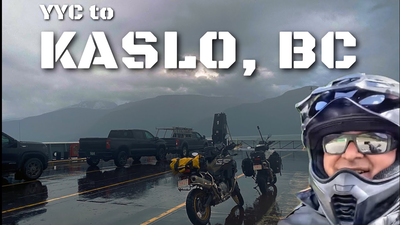 Calgary to Kaslo on BMW850 GSA AUGUST 2025