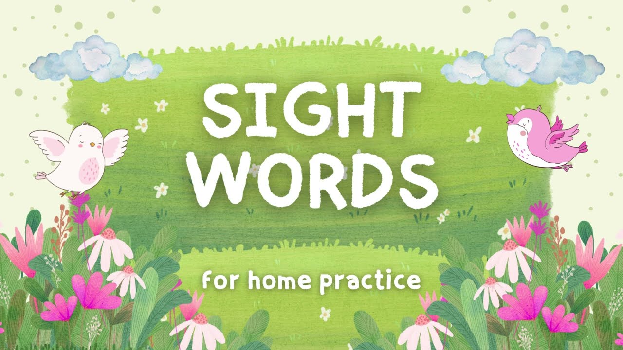Pink Sight Words
