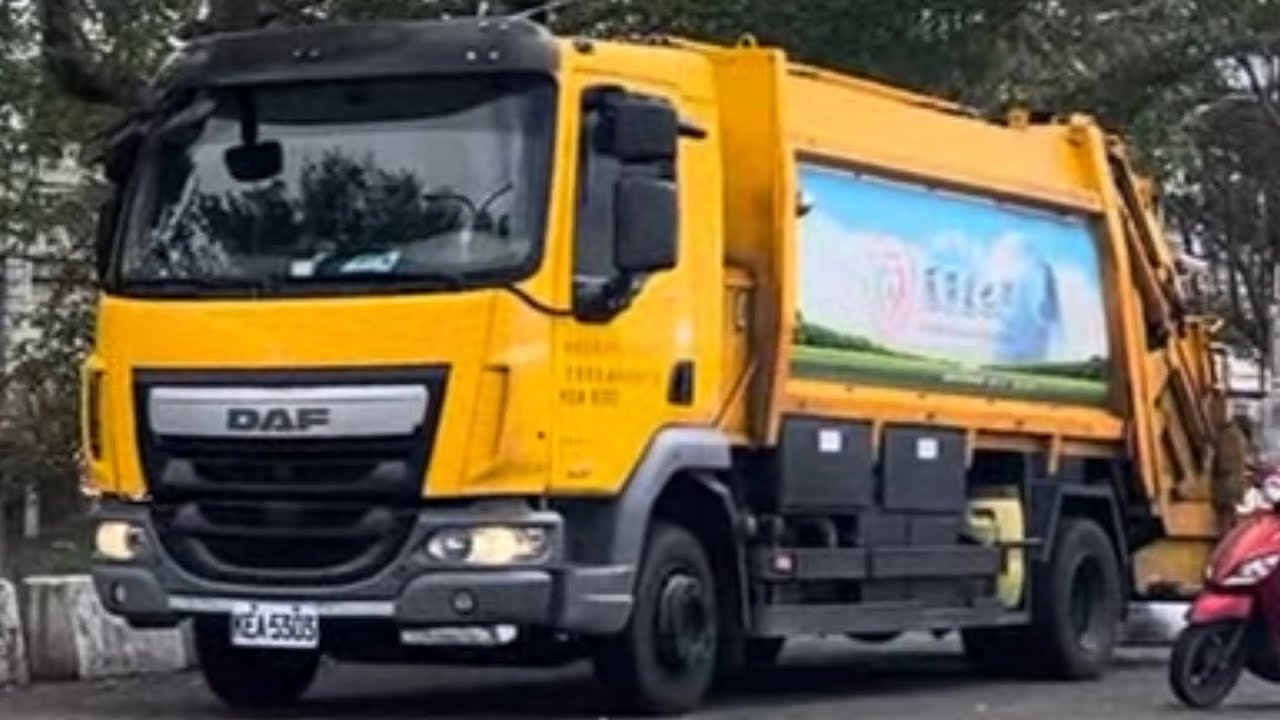 宜蘭市垃圾車定點KEA-5303 回收車769-UL宜蘭橋北邊引道定點清運