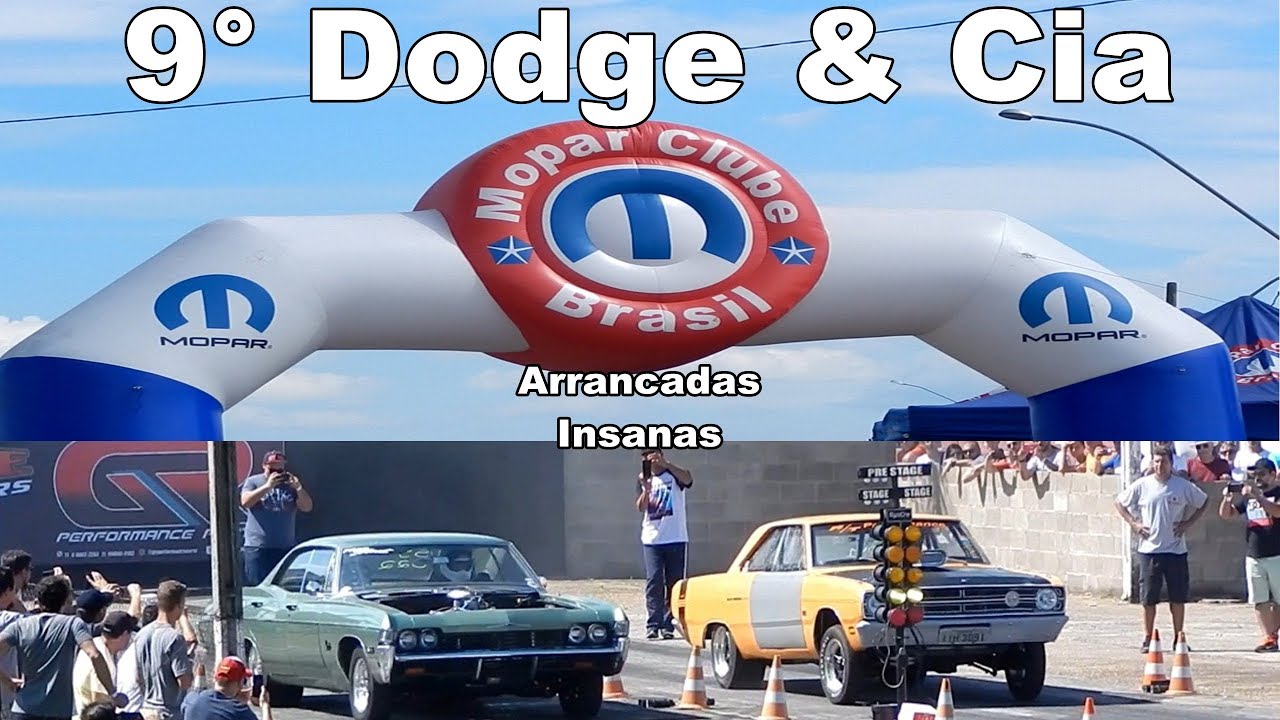 Arrancadas insanas no 9° Dodge e Cia