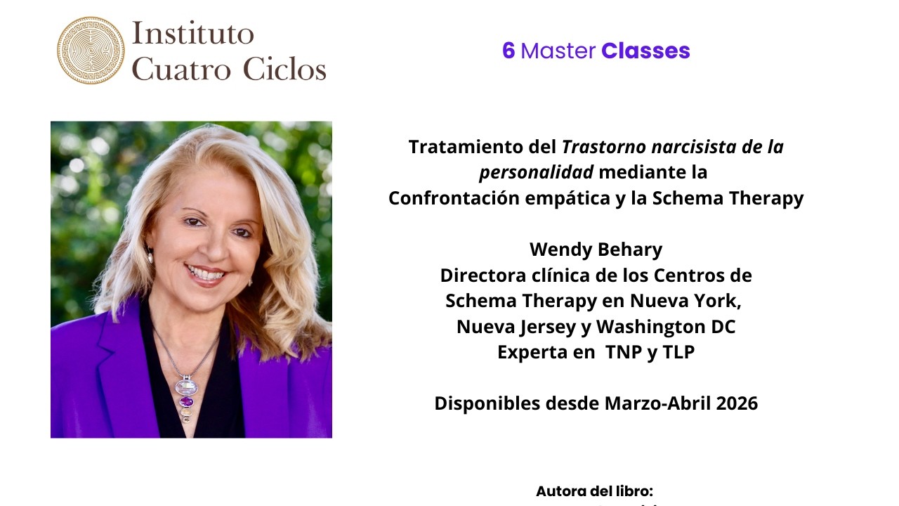 6 Master Classes sobre el Tratamiento del Trastorno de Personalidad Narcisista con  Wendy Behary