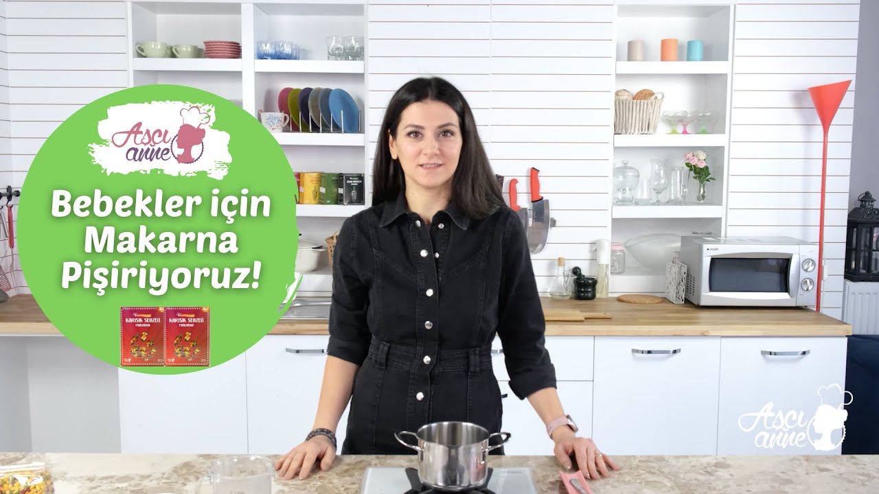 Aşçı Anne ile Ek Gıda Tarifleri | Bebekler İçin Çektirme Yöntemiyle Makarna Pişiriyoruz