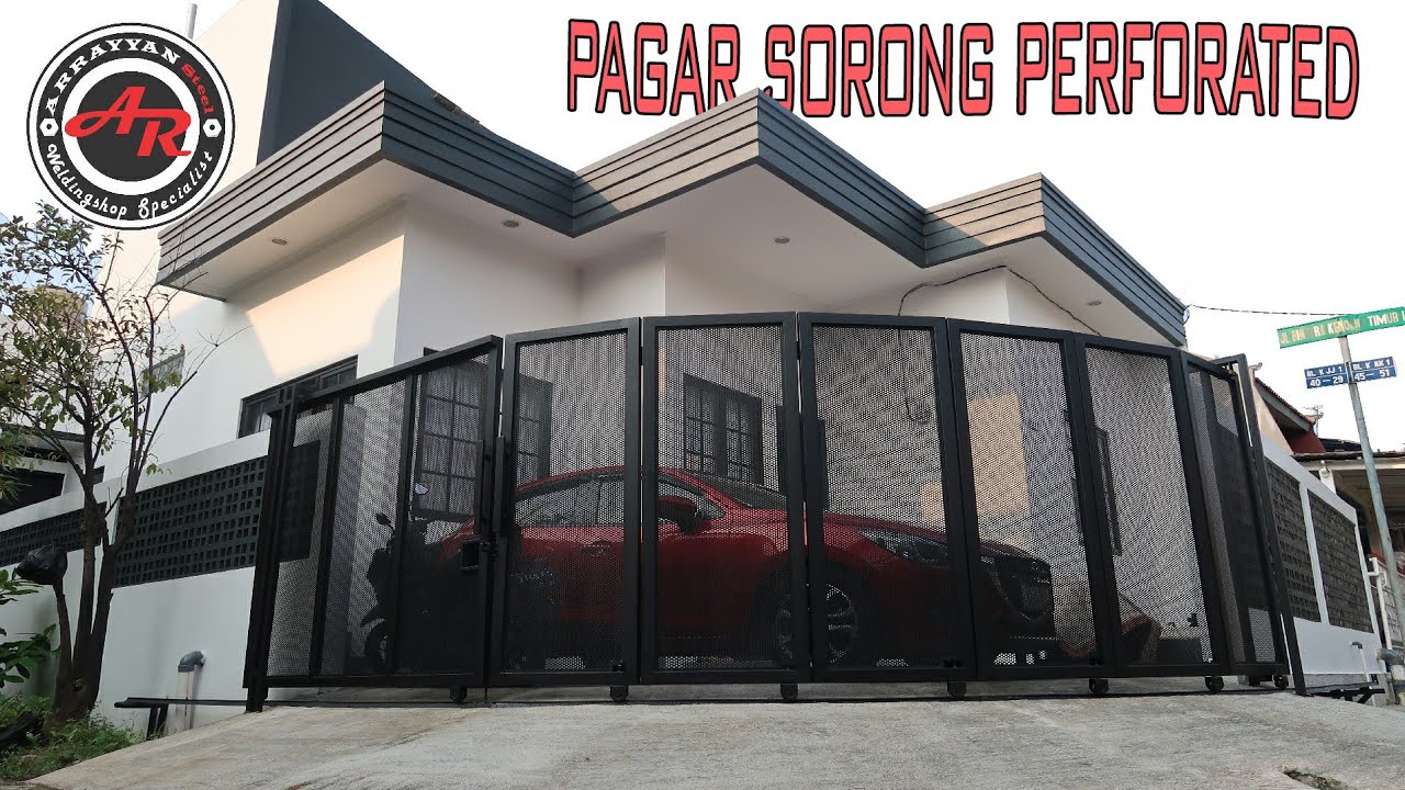 2in1 emang bisa??? Pagar Sorong dan Sliding untuk solusi rumah mini hook by ARRAYYAN Steel