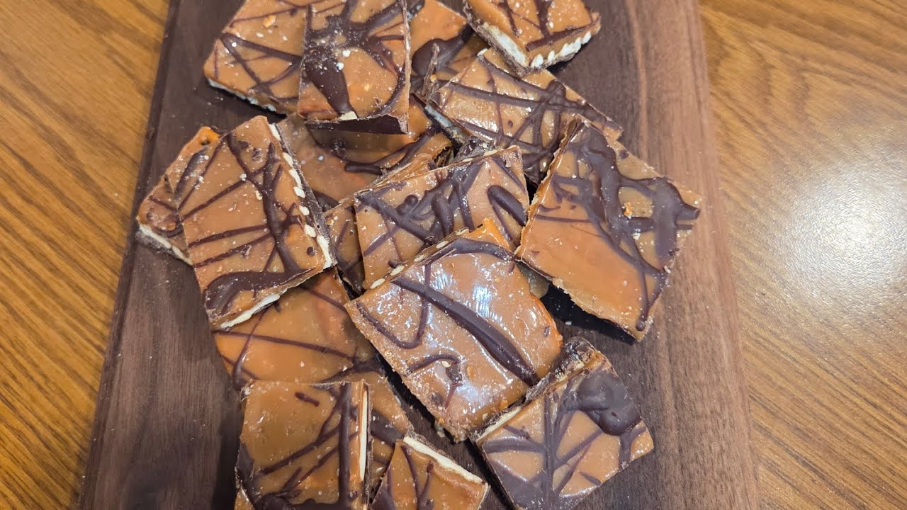 Salted Caramel Pretzel Bark