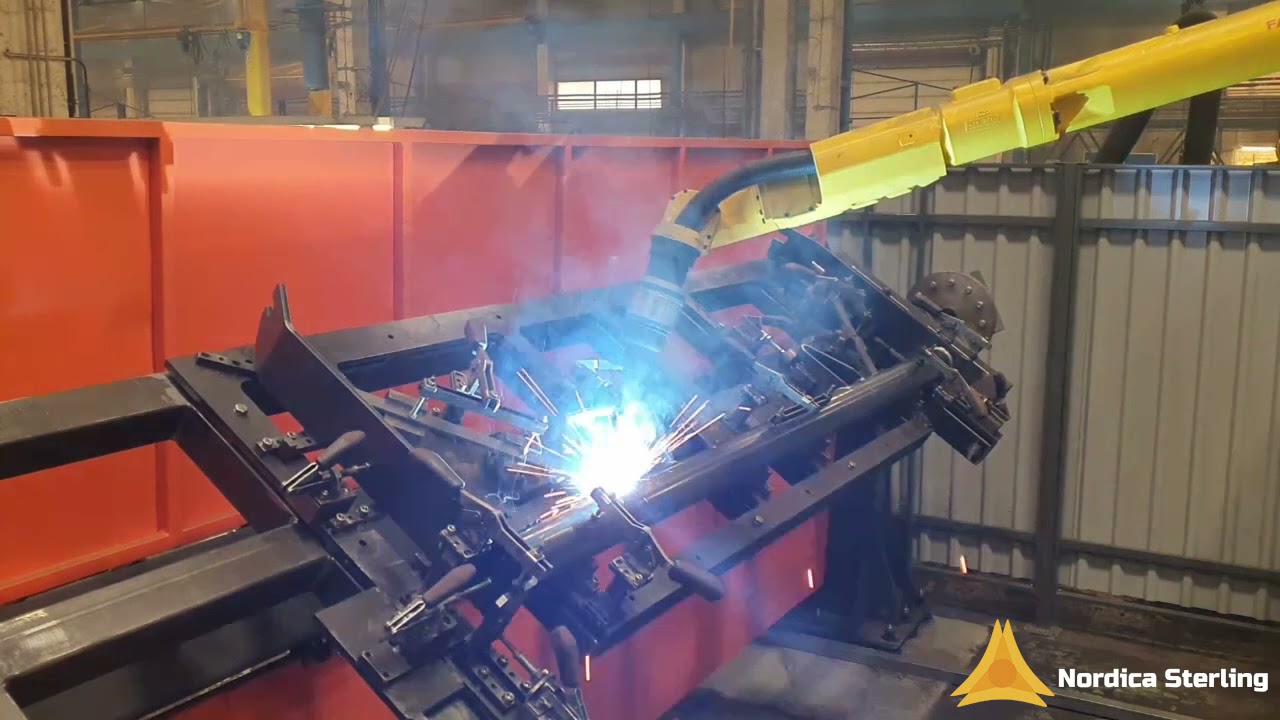 Robotic Welding of Roller Bearing Supports