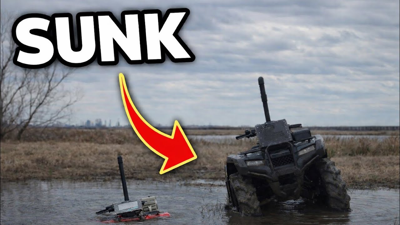 I sunk my four wheeler in the spillway! | Critty