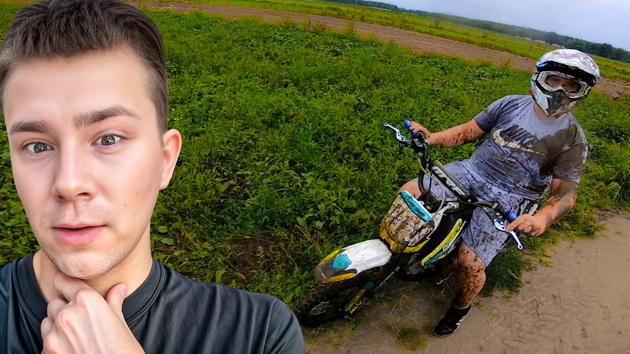 kąpiel błotna na crossie YZ125  😅 odcinek 2 enduro Podlewsky