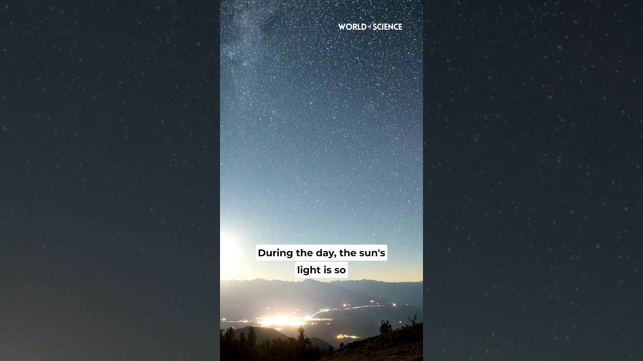 Why Can't We See Stars During the Day? #science #astronomy #earth