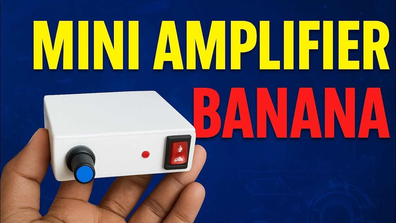 মিনি এমপ্লিফায়ার বানানো Mini Amplifier Banana || how to making Amplifier 2025