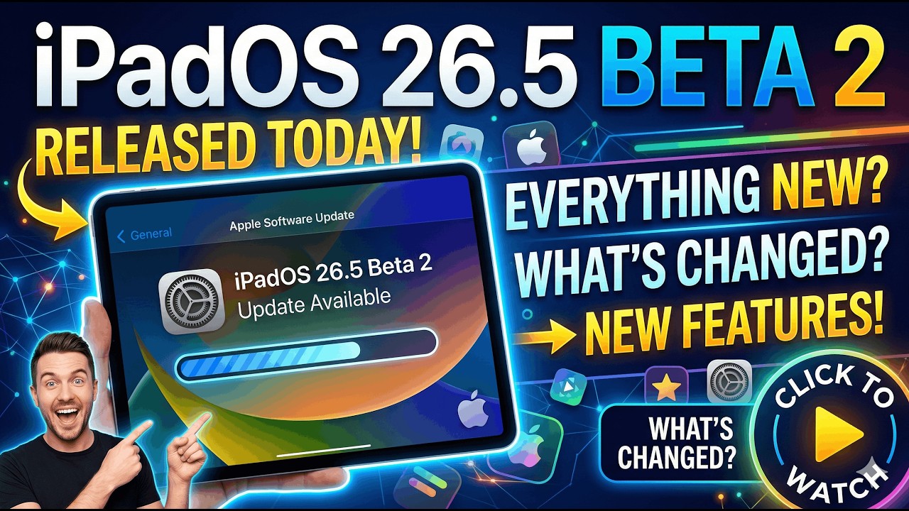 Компания Apple выпустила бета-версию iPadOS 26.5 Beta 2 &mdash; что нового?
